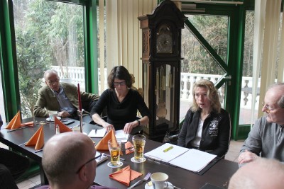 Nachbesprechung im Helbachhaus, unserem Tagungsort