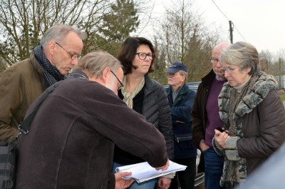 Vor Ort am Seevedeich Erläuterungen aus erster Hand