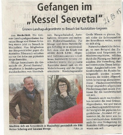 Artikel aus dem Winsener Anzeiger vom 26.03.2015